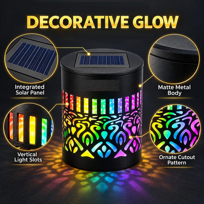 Smart Choize™ GlowMandala – Solar-Powered 7 colors Projector Light
